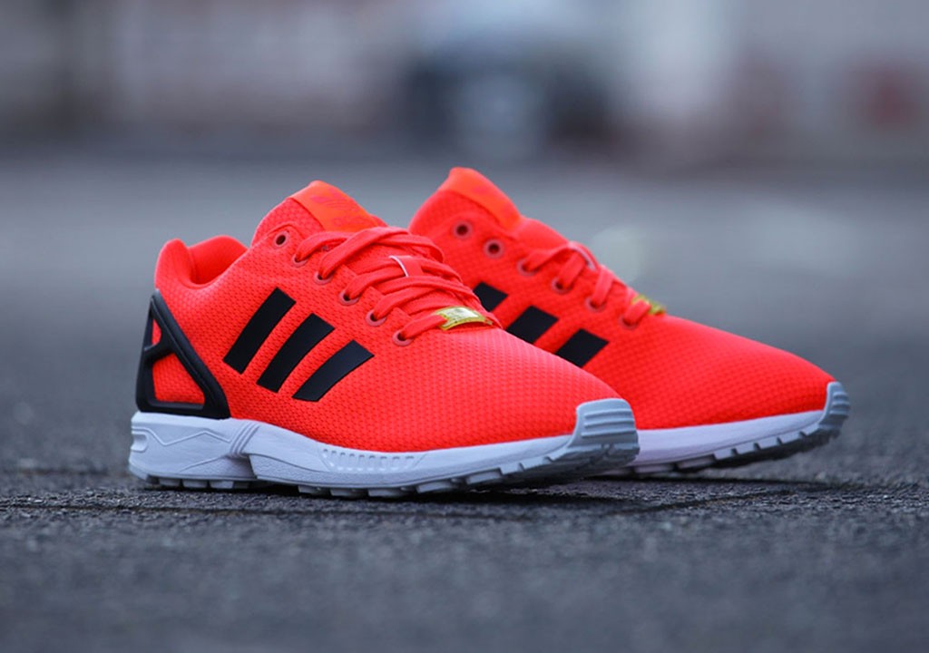 adidas zx flux homme rouge